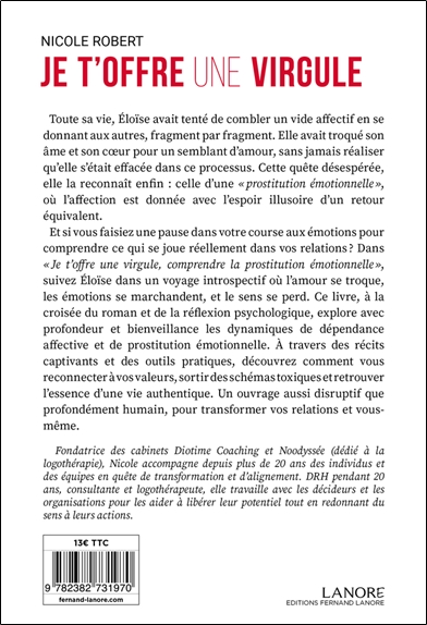 Je t'offre une virgule - Comprendre la prostitution émotionnelle 2