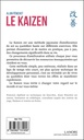 Le Kaizen - Comment transformer sa vie à petits pas 2