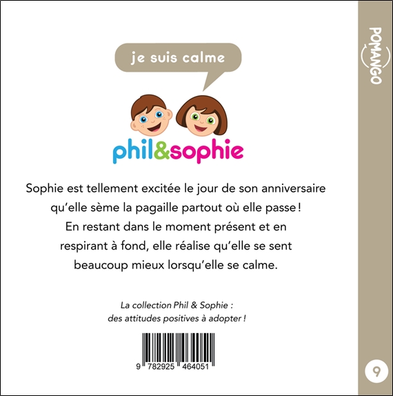 Phil&Sophie - Je suis calme Tome 9 2