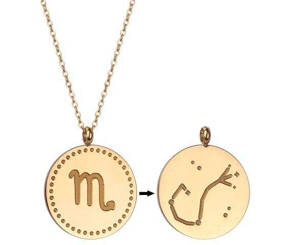 Collier Signe astrologique Scorpion 1