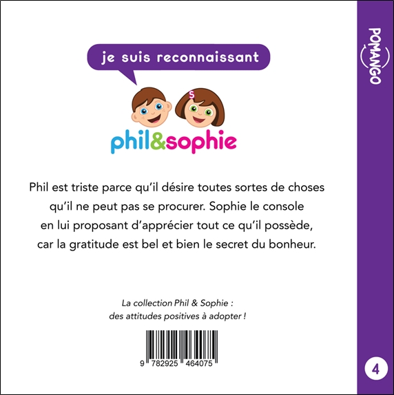 Phil&Sophie - Je suis reconnaissant Tome 4 2