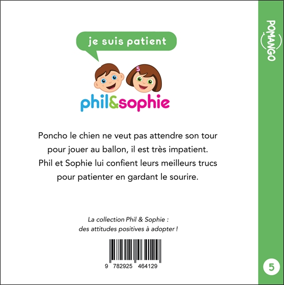 Phil&Sophie - Je suis patient Tome 5 2