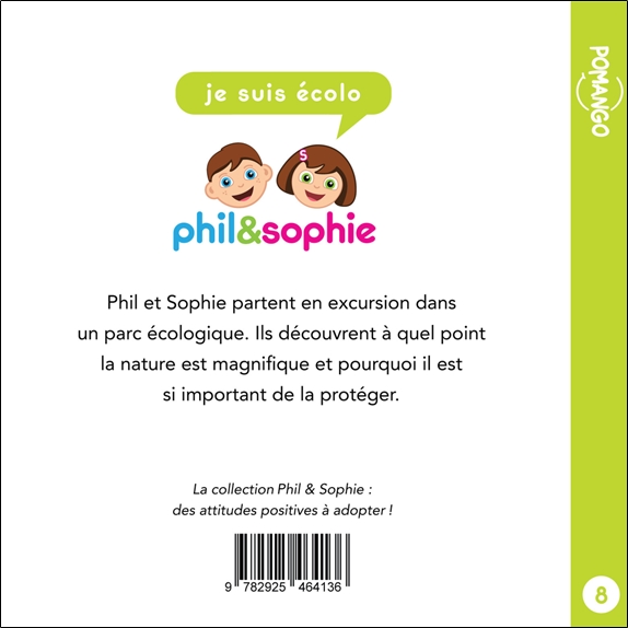 Phil&Sophie - Je suis écolo Tome 8 2
