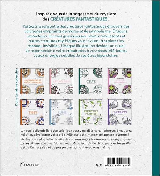 Livre de coloriage Créatures fantastiques 2