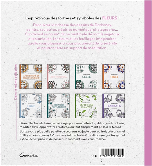 Livre de coloriage Fleurs imaginaires 2