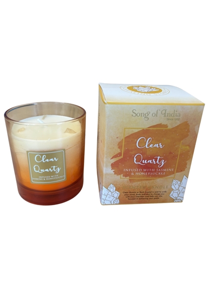 Bougie parfumée Pierres de Guérison Cristal de roche 200 g 2