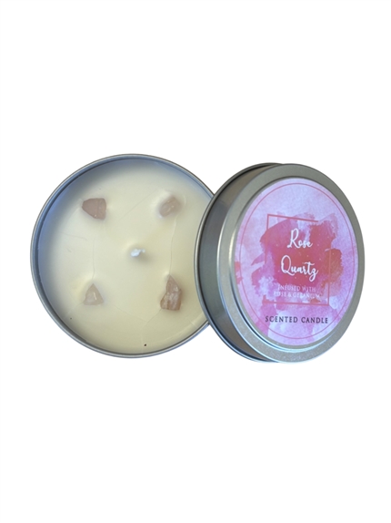 Bougie parfumée Pierres de Guérison Quartz rose 80 g 3