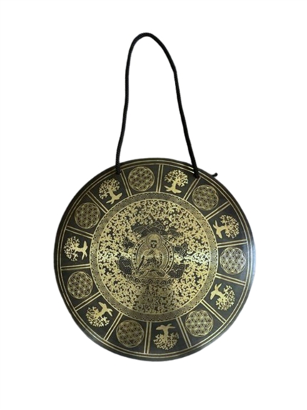 Gong Tibétain Bouddha env 30 cm 2