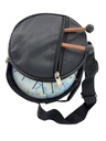 Tongue Drum Bleu et Doré 17 cm 5