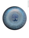 Bol Chantant Tibétain Aluminium Bleu Om env 25 cm 4