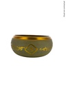 Bol Chantant Tibétain Aluminium Vert Bouddha env 20 cm 2