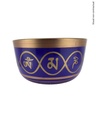 Bol Chantant Tibétain Aluminium Violet Om Katora env 20 cm 2
