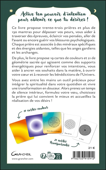 Active ton pouvoir d'intention ! 33 prières et 40 cartes pour les rituels 2