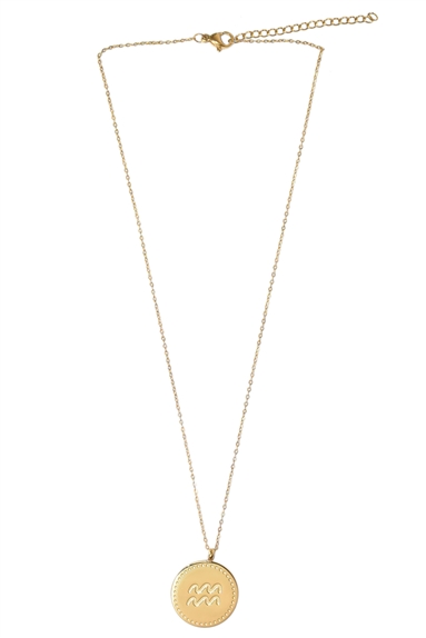 Collier Signe astrologique Verseau 3