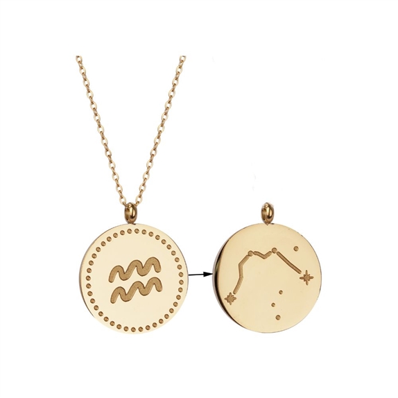 Collier Signe astrologique Verseau 7
