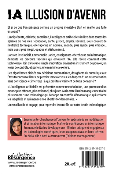 IA illusion d'avenir - Les dangers de l'Intelligence Artificielle Tome 1 2