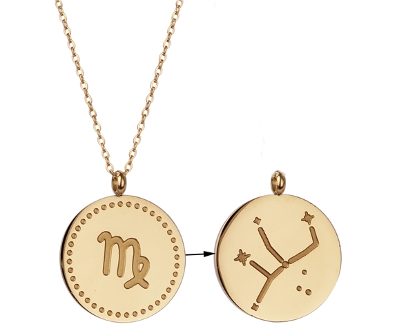 Collier Signe astrologique Vierge 1