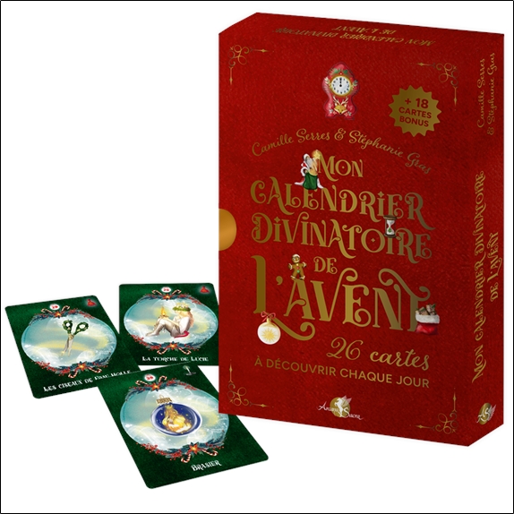 Mon calendrier divinatoire de l'Avent - 26 cartes à découvrir chaque jour et 18 cartes bonus 3