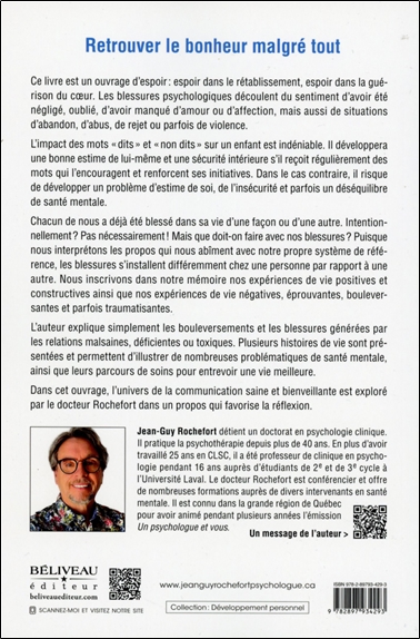Blessures psychologiques - Guide pour comprendre et soigner les blessures invisibles 2