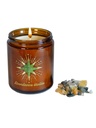 Bougie lithothérapie parfumée Abondance étoilée 3