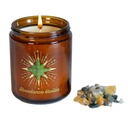 Bougie lithothérapie parfumée Abondance étoilée 8