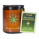 Bougie lithothérapie parfumée Abondance étoilée 10