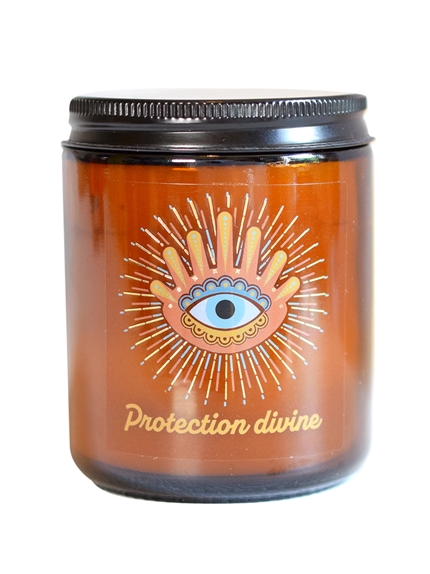 Bougie lithothérapie parfumée Protection divine 2