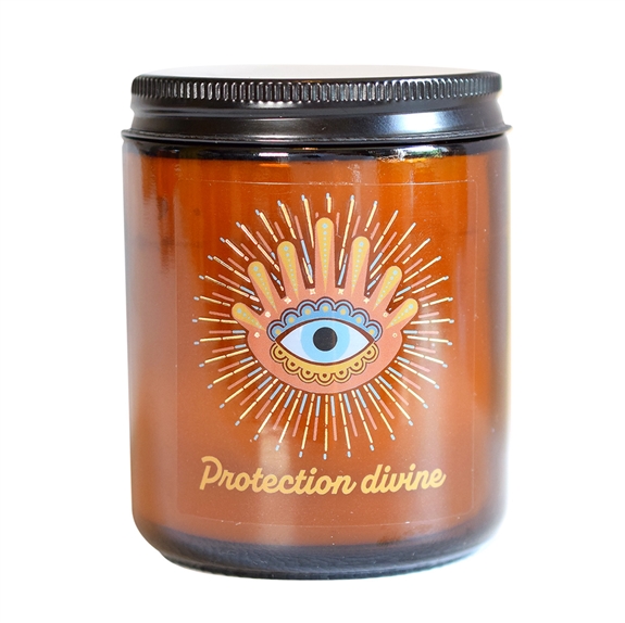 Bougie lithothérapie parfumée Protection divine 7