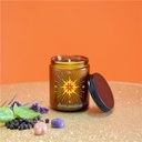 Bougie lithothérapie parfumée Aura positive 6
