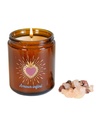 Bougie lithothérapie parfumée Amour infini 3