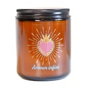 Bougie lithothérapie parfumée Amour infini 7