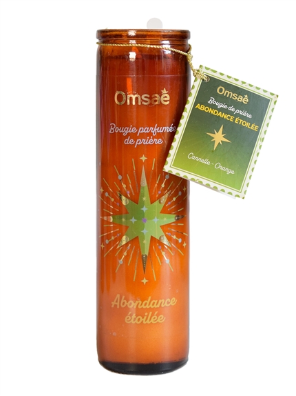 Bougie de prière Abondance étoilée 3