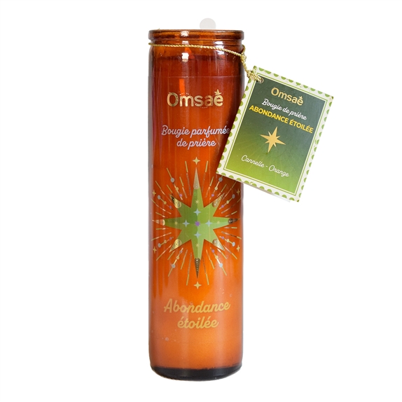 Bougie de prière Abondance étoilée 6