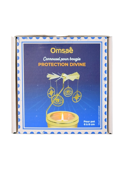 Carrousel pour bougie Protection divine 4