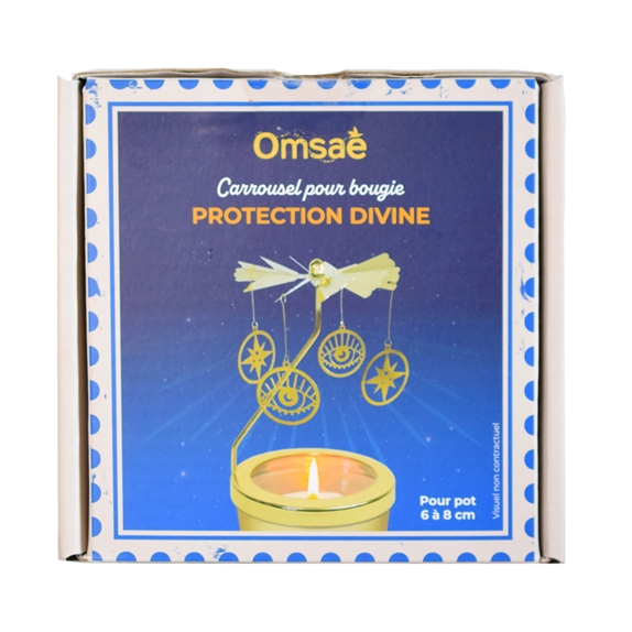 Carrousel pour bougie Protection divine 8