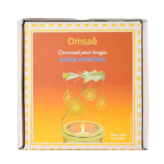 Carrousel pour bougie Aura positive 8