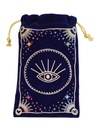 Bourse pour cartes de Tarot Bleue Message à l'univers 2
