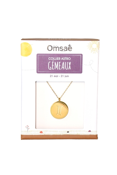 Collier Signe astrologique Gémeaux 5