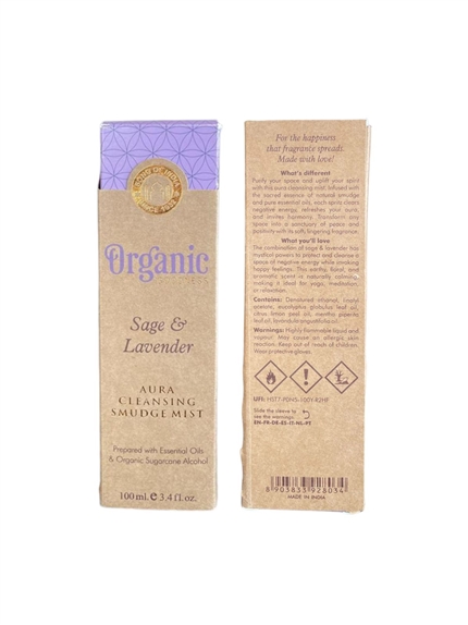 Spray de purification Organic Sauge et Lavande 3