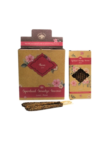 Encens Green Tree Smudge - Amour - Rose 3