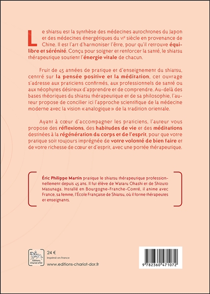 Le Shiatsu thérapeutique 2