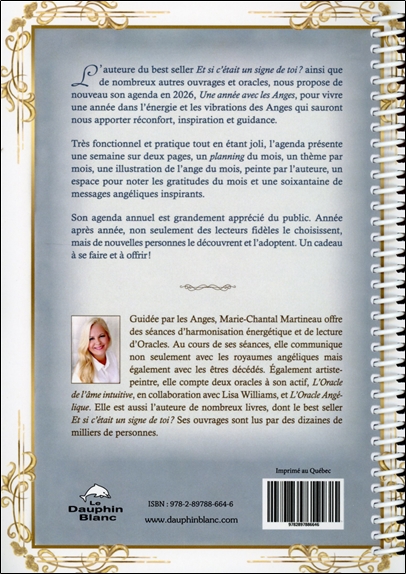 Une année avec les anges - Agenda 2026 2