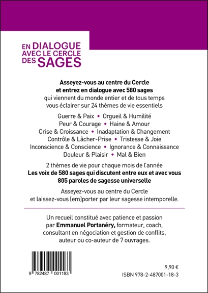 En dialogue avec le cercle des Sages - 805 paroles clefs - 580 sages - 24 thèmes de vie 2