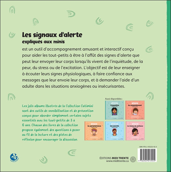 Les signaux d'alerte expliqués aux minis - Album psychoéducatif pour aborder les sujets importants 2