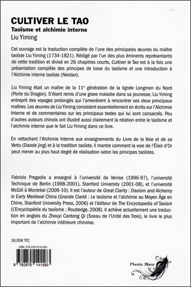 Cultiver le Tao - Taoïsme et alchimie interne 2