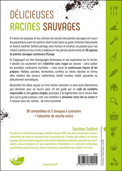 Délicieuses Racines sauvages  Les identifier, les récolter, les préparer 2