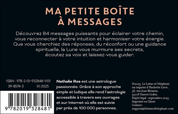 Le petit Oracle de la Lune  84 messages pour illuminer votre chemin - Coffret 2