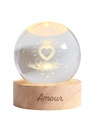 Sphère lumineuse à leds Amour infini 6 cm de diamètre 2