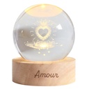 Sphère lumineuse à leds Amour infini 6 cm de diamètre 5