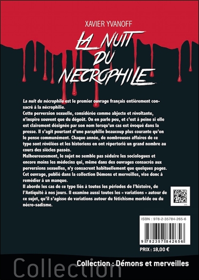 La nuit du nécrophile - Histoire anecdotique et littéraire de la nécrophilie 2